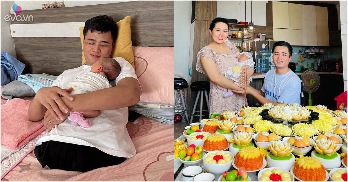 Chàng không chân Tô Đình Khánh sinh con tự nhiên với vợ đẹp, làm đầy tháng con hoành tráng không kém sao Việt