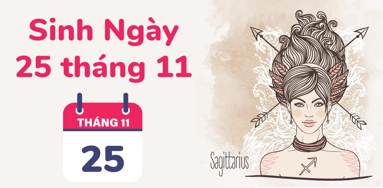 Cung nhân mã sinh ngày 25 tháng 11