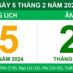 Ngày 5 Tháng 2 Năm 2024 Là Ngày Bao Nhiêu Âm?