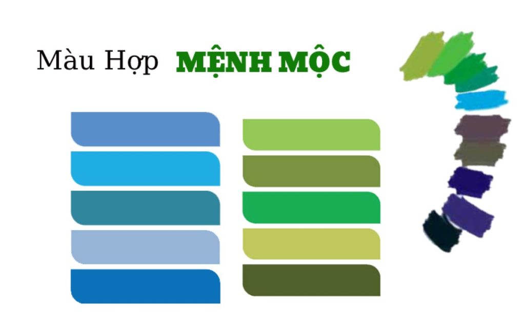 Màu Hợp Mệnh Mộc: Gợi Ý Phối Màu "Xanh" May Mắn & Tài Lộc