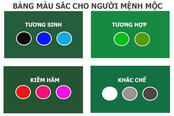 Mộc Hợp Màu Gì? Bật Mí Cách Phối Màu Rước Tài Lộc