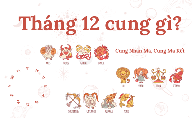 Tháng 12 Là Cung Hoàng Đạo Gì? Giải Mã TÍNH CÁCH, TÌNH DUYÊN & SỰ NGHIỆP [Chuẩn 2024]